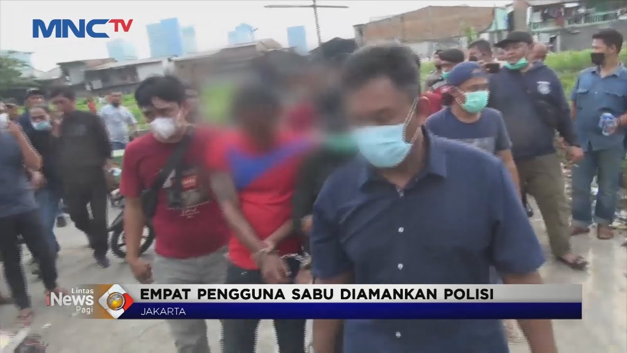 Polisi Gerebek Kampung Boncos, Jakarta Barat, 4 Pengedar Ditangkap #LintasiNewsPagi 06/07