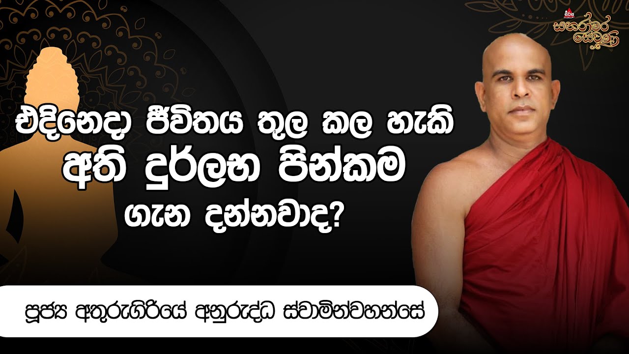 එදිනෙදා ජීවිතය තුල කල හැකි අති දුර්ලභ පින්කම ගැන දන්නවාද? |Sanaramara Sewana #sanaramarasewana