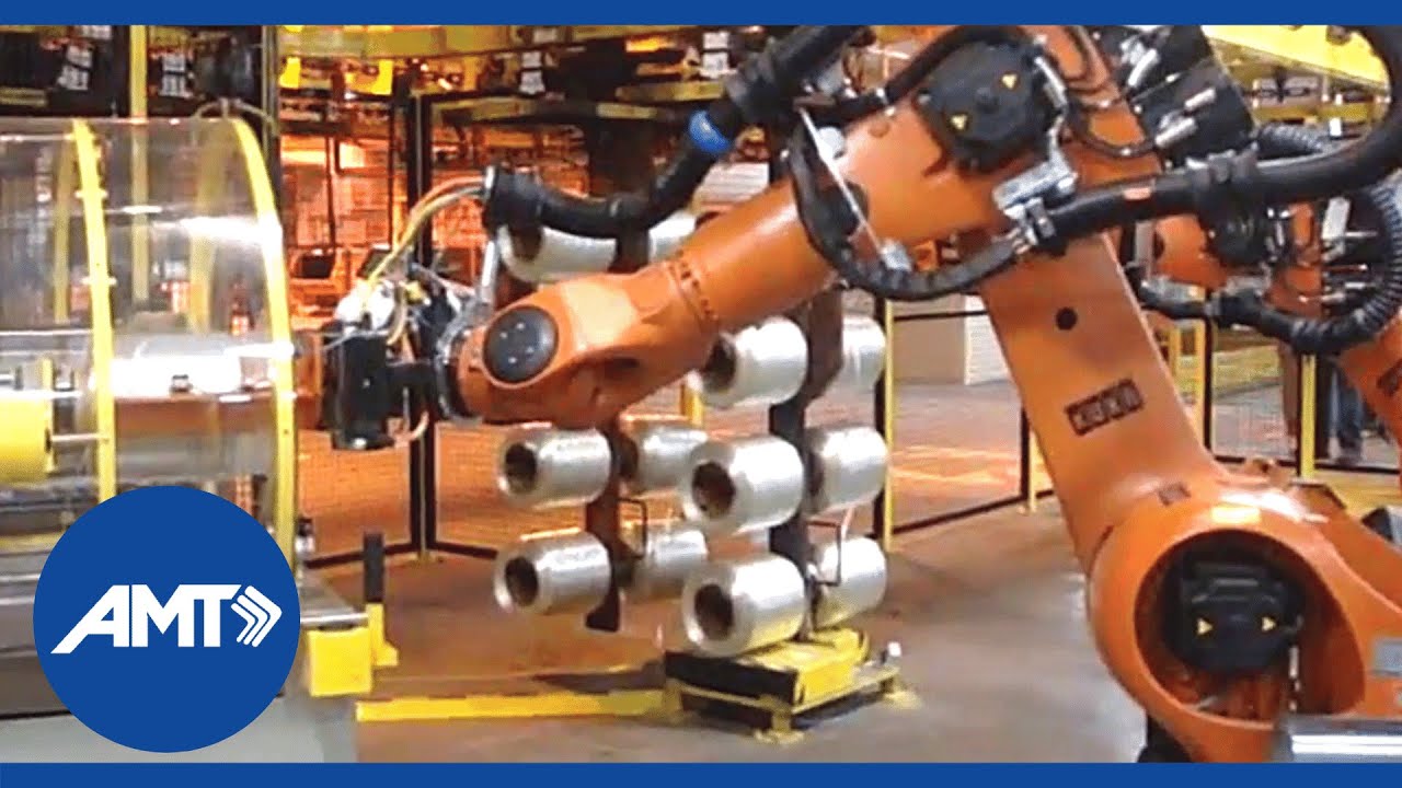 Automated Fiberglass Spool Handling with KUKA Robots