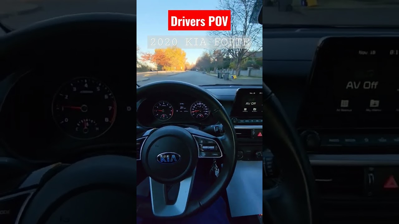 DRIVERS POV 2020 KIA FORTE