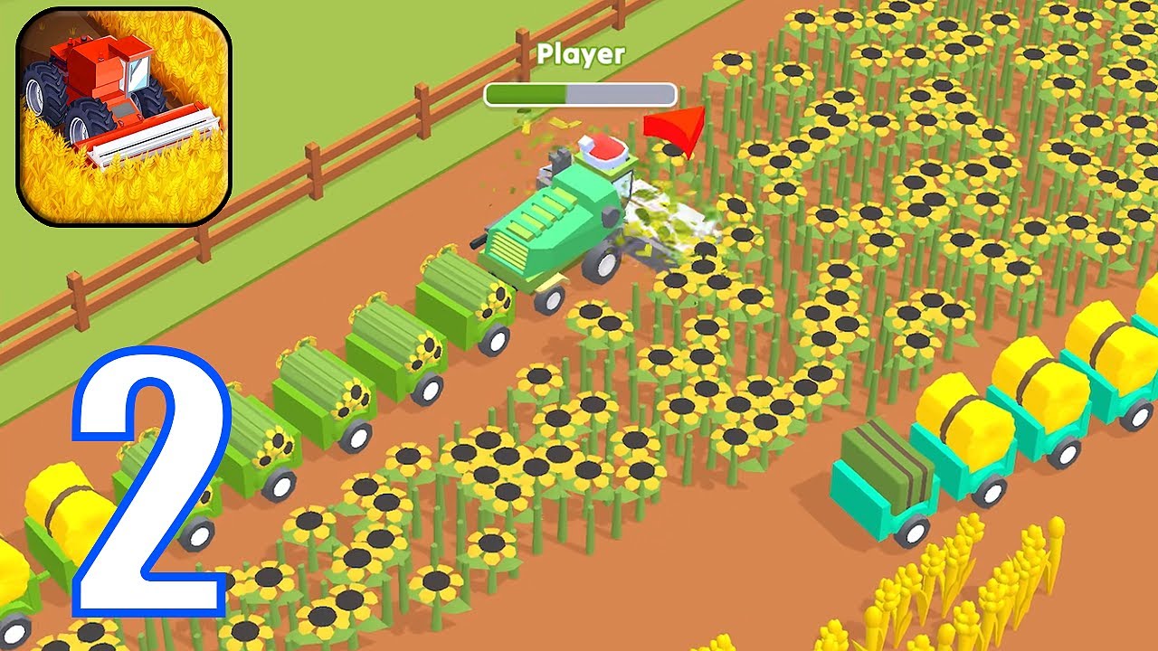 Harvest.io – 3D Farming Arcade - Gameplay Walkthrough Part 2 (Android,iOS)