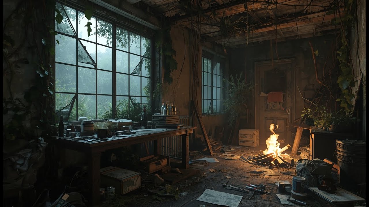 You Found a Safe Place — You Can Rest Now | Fire & Forest Ambience | Stage 3