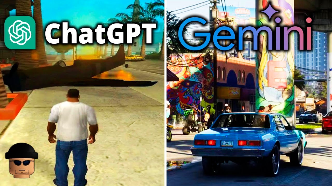 ChatGPT vs Gemini Criam GTA do Zero