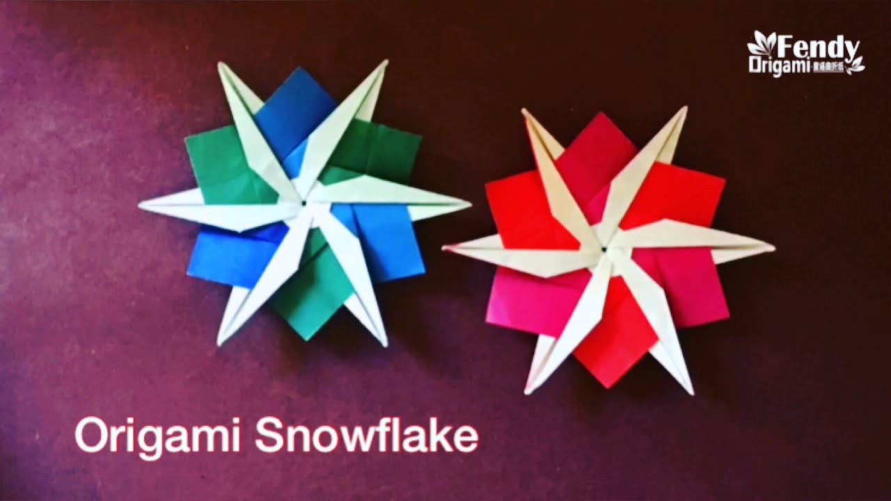 Origami Snowflake 折纸雪花