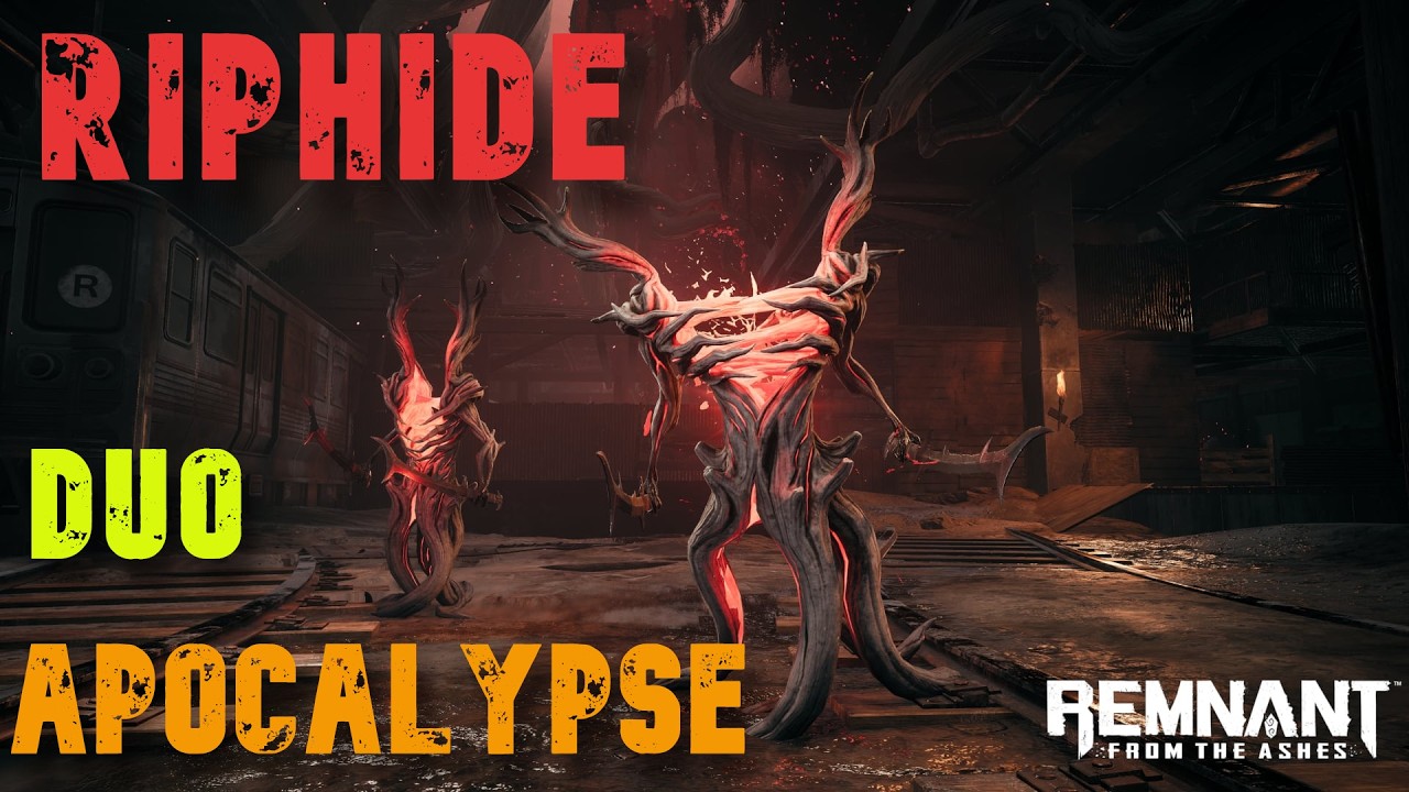 One Of The Most Intense Boss Fights - Riphide | Remnant FTA  (Apocalypse | Duo | Fresh Run)