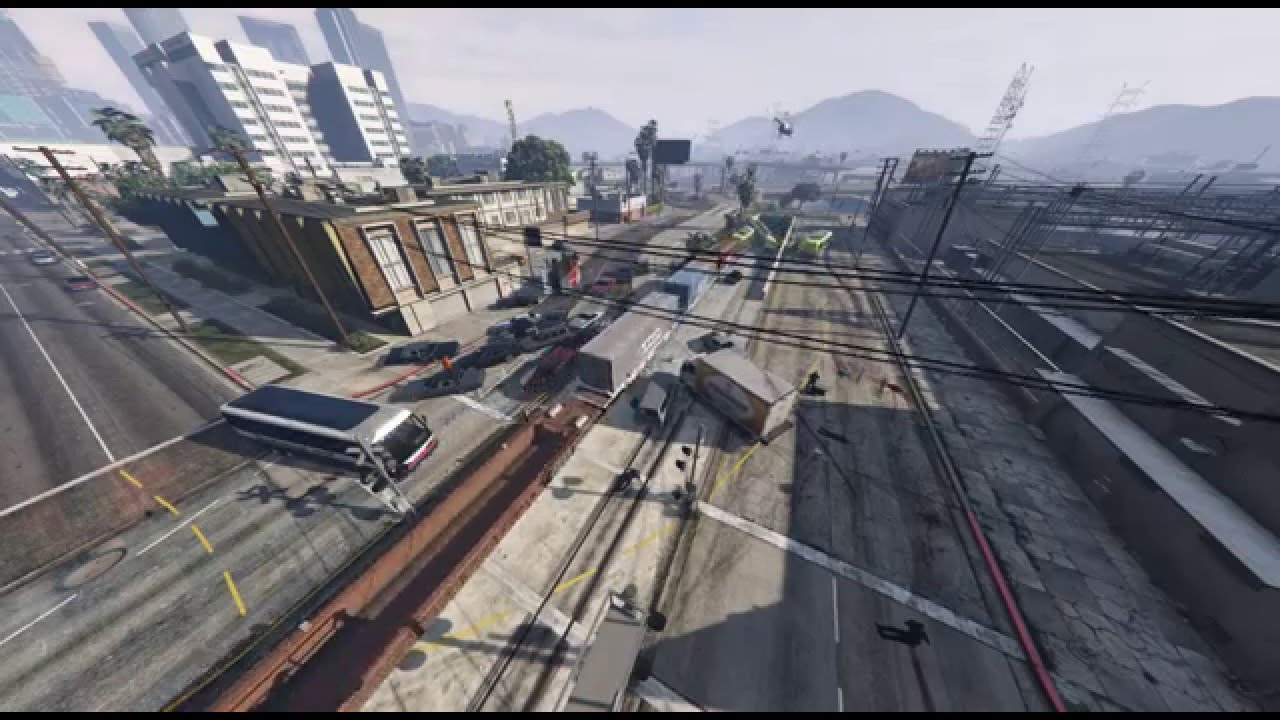 GTA Online Train Crash