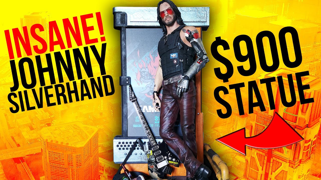 INSANE $900 Johnny Silverhand Cyberpunk 2077 Limited Edition Statue Preview!