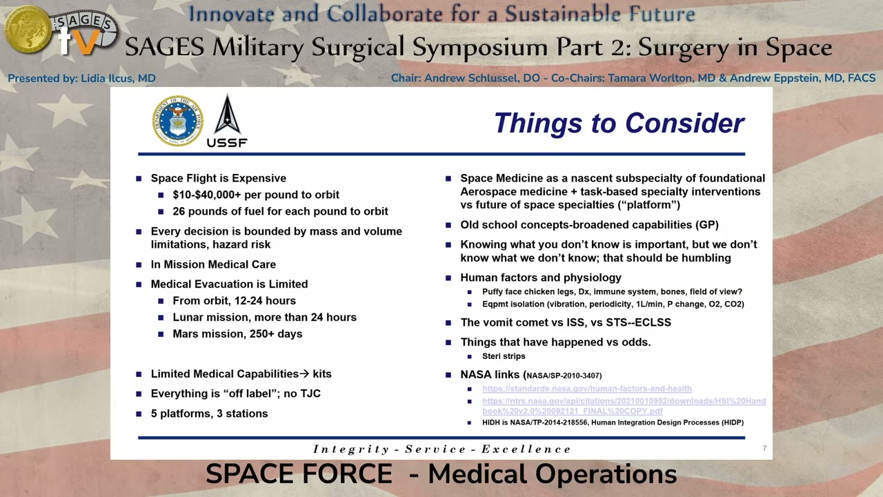 SPACE FORCE - Medical Operations