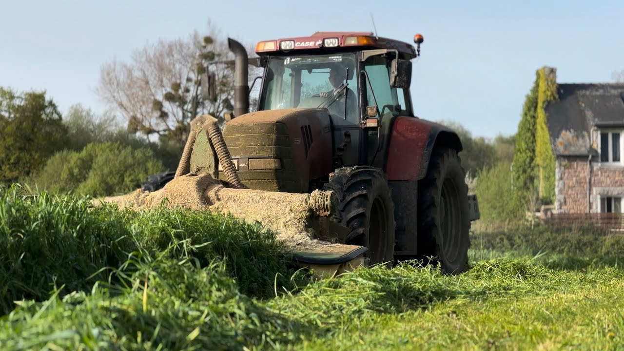 Fauchage de seigle avec l’ETA le forestier-Galardon