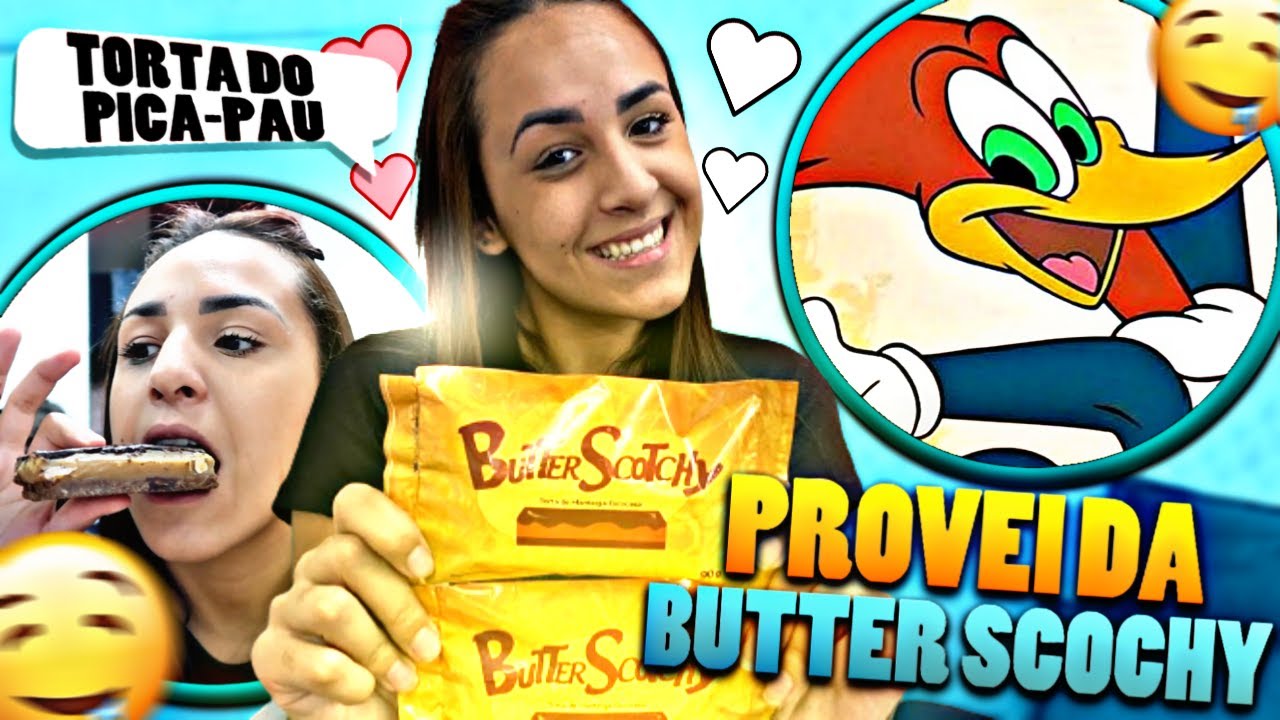 EXPERIMENTAMOS A TORTA DE MANTEIGA ESCOCESA DO PICA-PAU | BUTTERSCOTCH | É BOA?