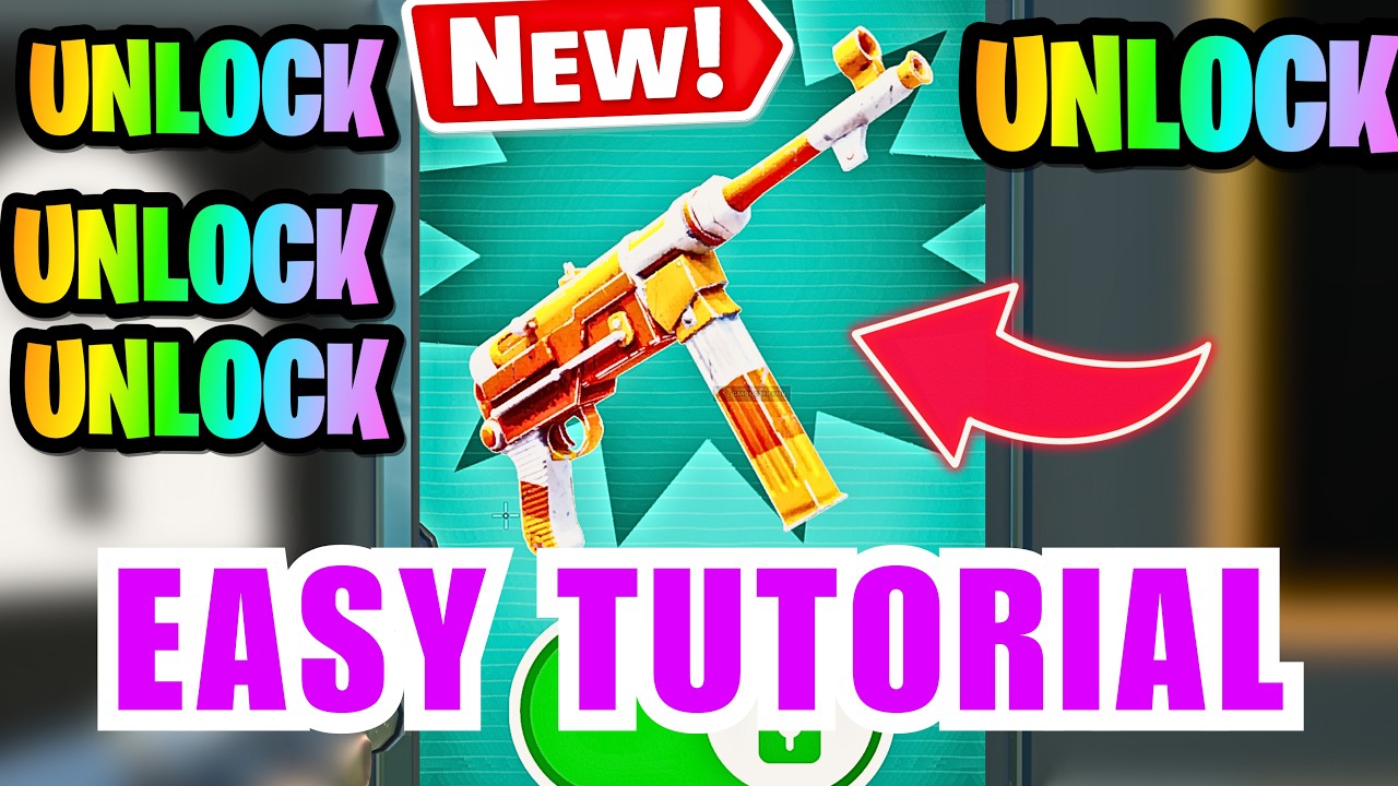 EASY UNLOCK CANDY CORN SMG in 1v1 With EVERY GUN Secrets Fortnite @hivecr8 hivecr8
