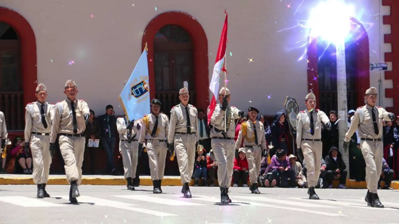 Glorioso colegio nacional san carlos - concurso de escoltas 2018