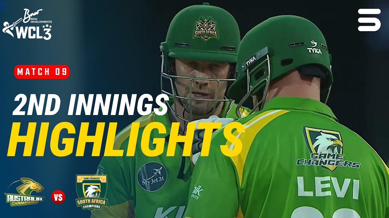2nd Innings Highlights | Australia Champions vs South Africa Champions | Match 9 | WCL 2026 | M9O1T