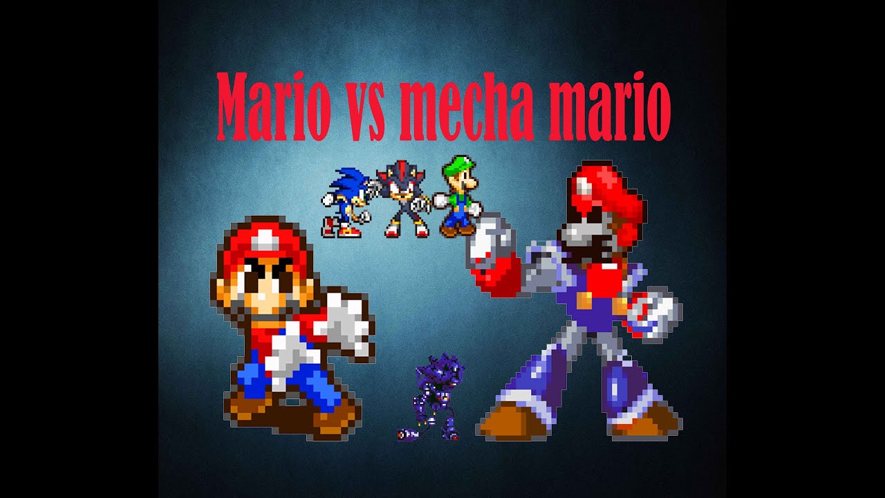 Mario vs Mecha Mario