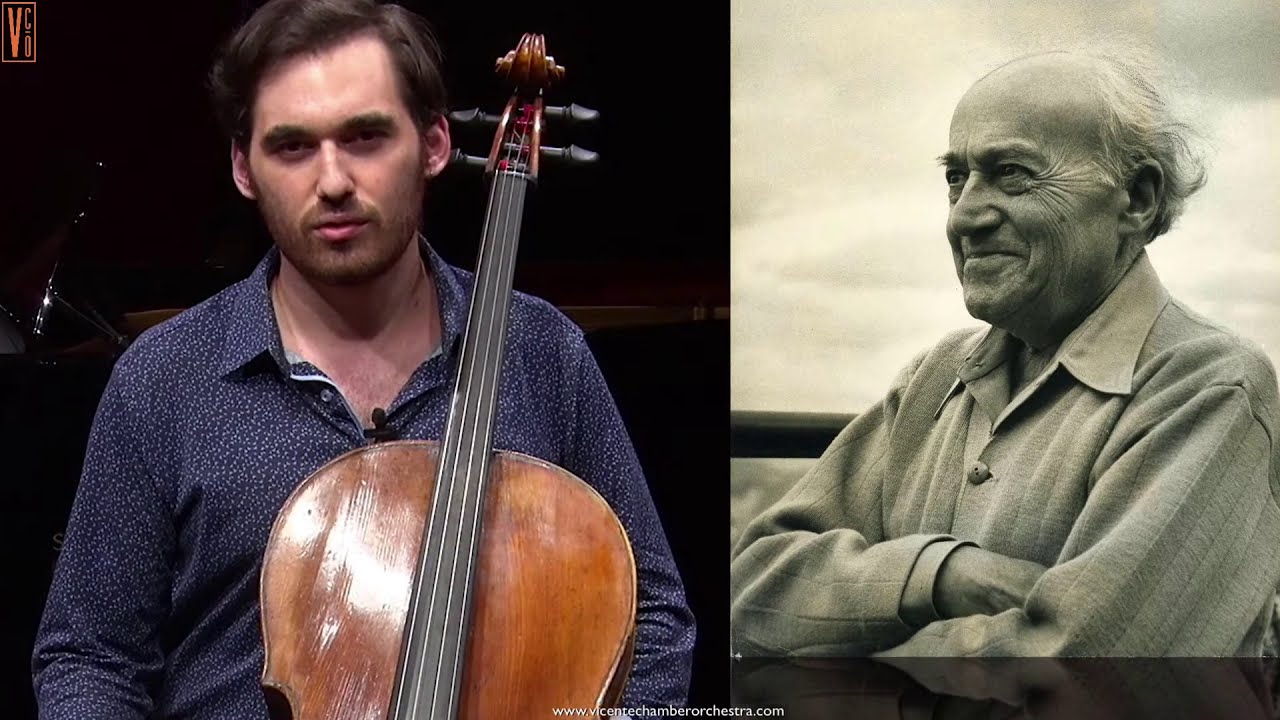 Cellist Ben Fried plays Bach's Cello Suite No 2 and Bloch's Prayer