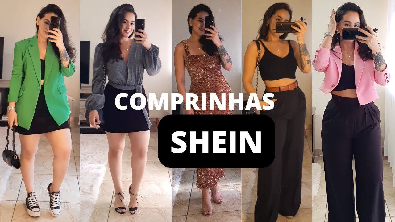 COMPRINHAS SHEIN | PEÇAS LINDAS + ACESSÓRIOS ✨ ALFAIATARIA SHEIN, VESTIDO SHEIN, CALÇA SHEIN, BLAZER