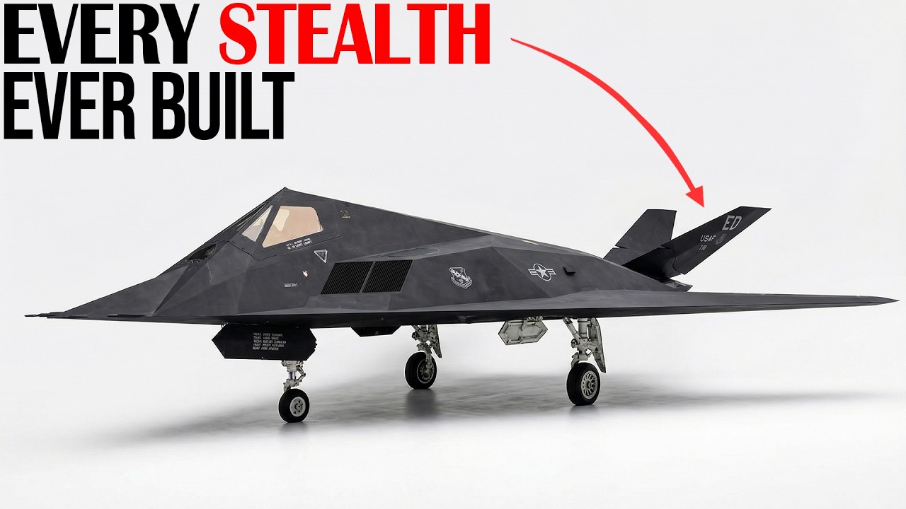 Every Stealth Aircraft Ever Built