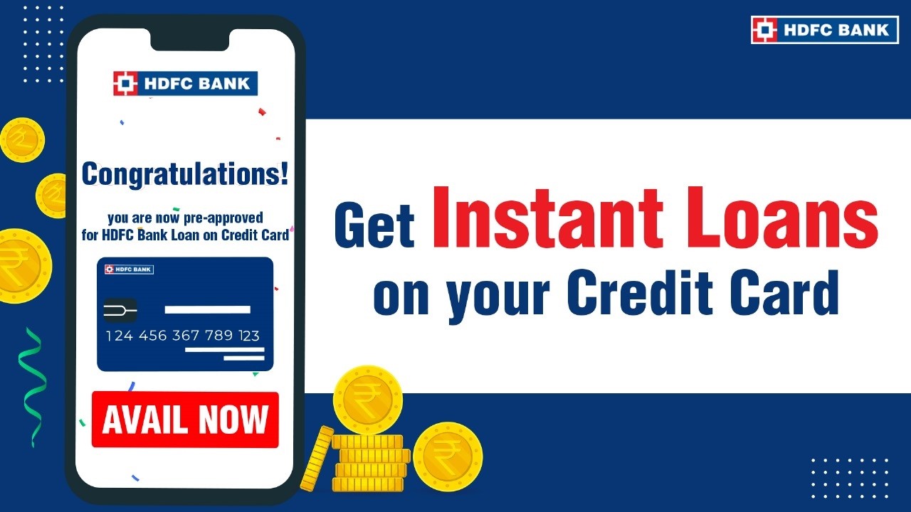 How To Get Instant Loans on Your Credit Card | HDFC Bank