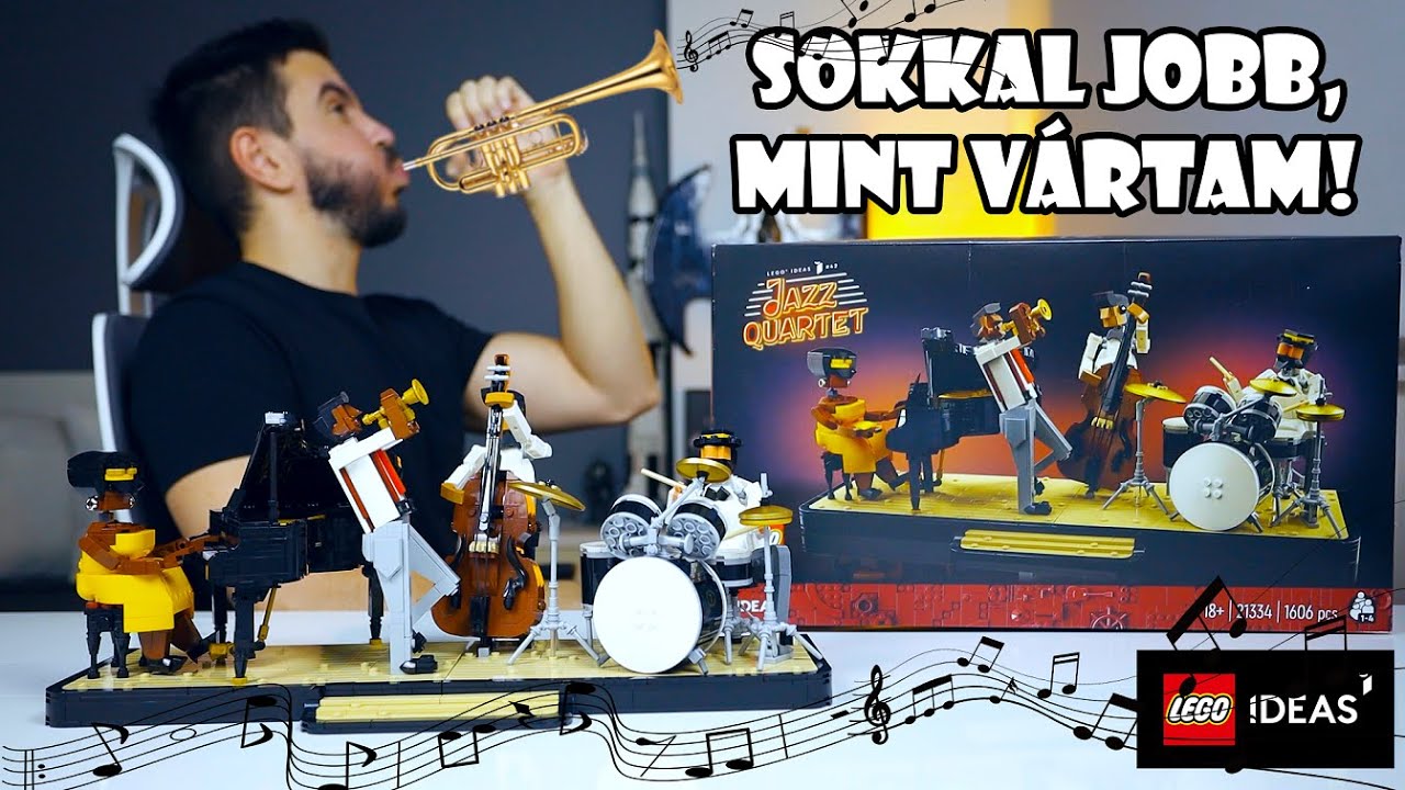 A színpad a tiéd! || LEGO 21334 Jazz Quartet