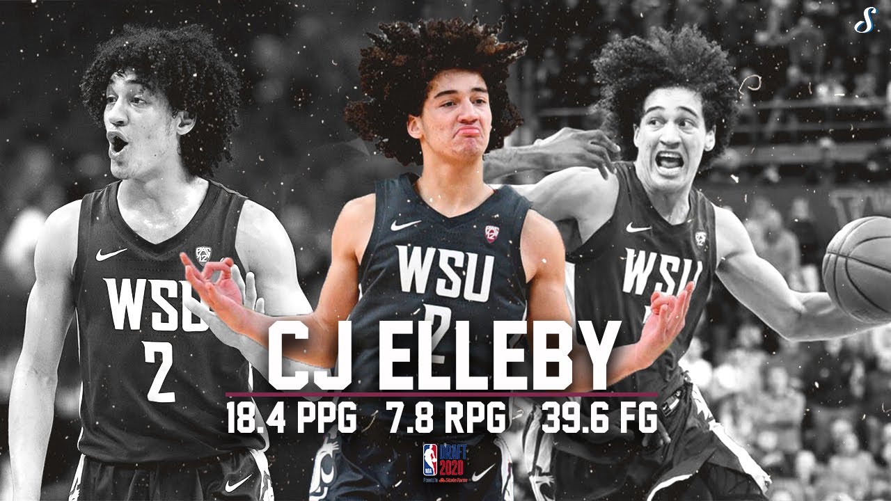 CJ Elleby Washington St 2019-20 Season Highlights Montage | 18.4 PPG 7.8 RPG 39.6 FG%#Trailblazers