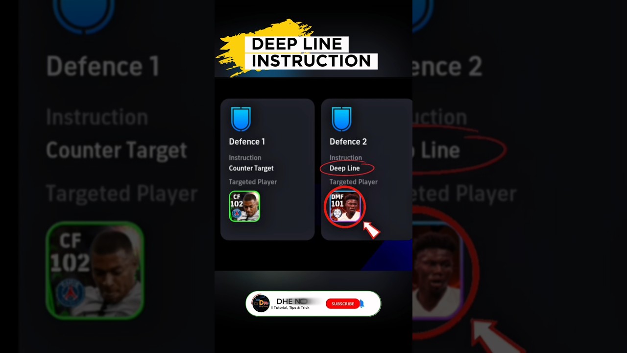 instruksi lini dalam #efootball #efootball2026 #efootballtips #anchorman #tchouameni #shorts