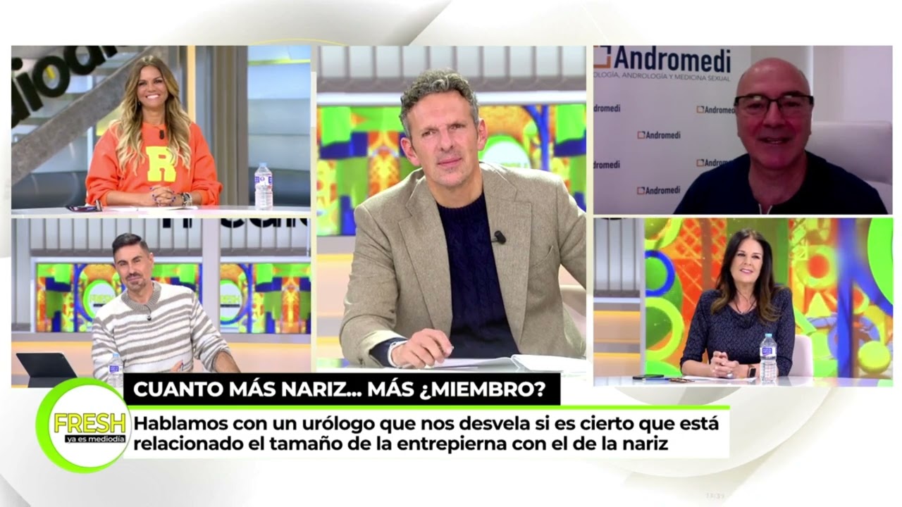 ¿Existe relación entre el TAMAÑO DEL PENE y el tamaño DE LA NARIZ?