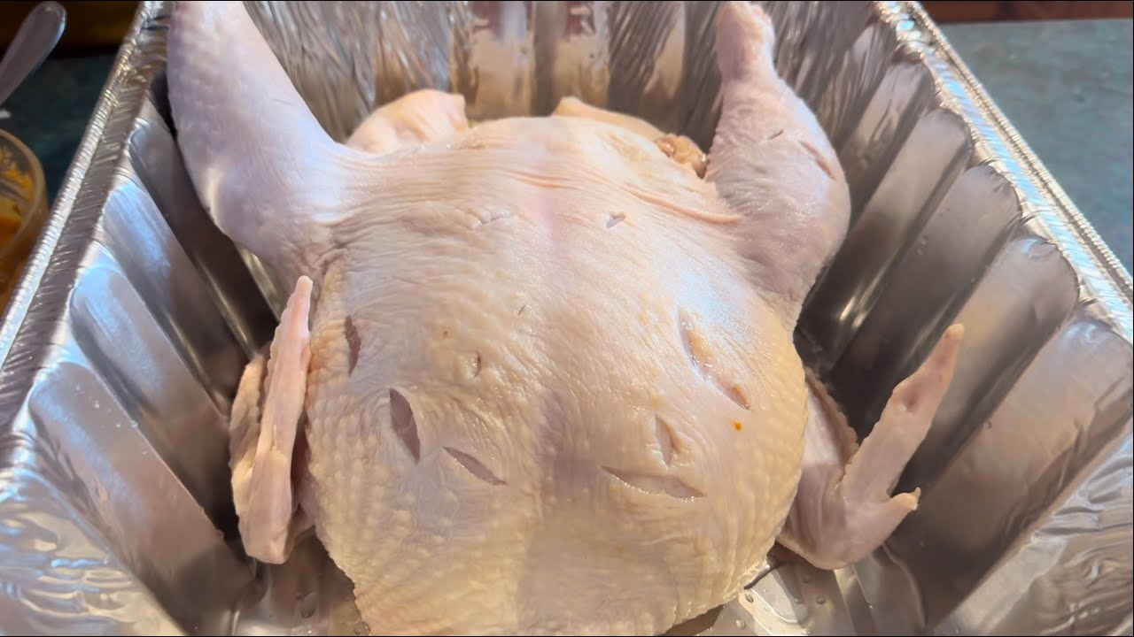 Gallina Rellena al horno