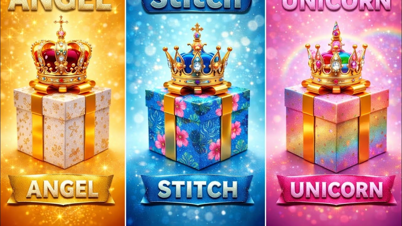 Angel 😇 vs Unicorn 🦄 Gift Box Challenge | Choose One & Reveal Surprise 🎁 | #quiz  #chooseyourgift 