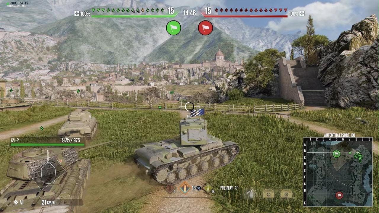 KV-2 auf Provinz