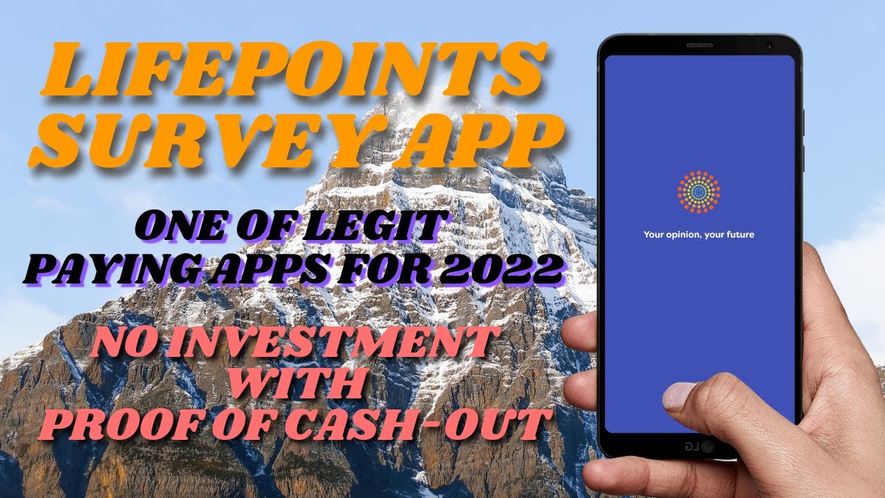 LIFEPOINTS SURVEY APP&nbsp;| WITH PROOF OF WITHDRAWAL | 100% LEGIT PAYING APPS 2022