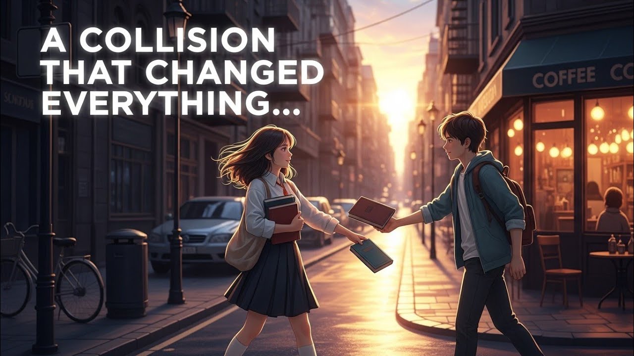She Dropped Her Books in the Street… And That’s How They Met#👉silent love