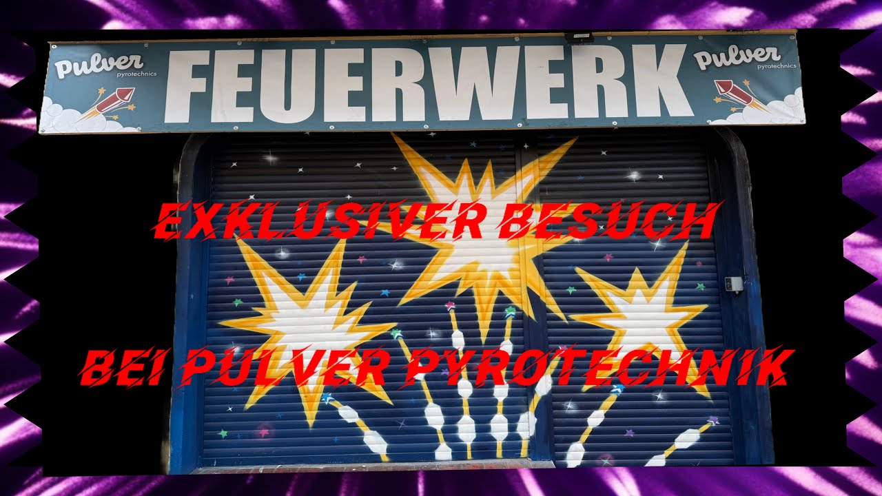 Exklusive Shoppingtour bei Pulver Pyrotechnik