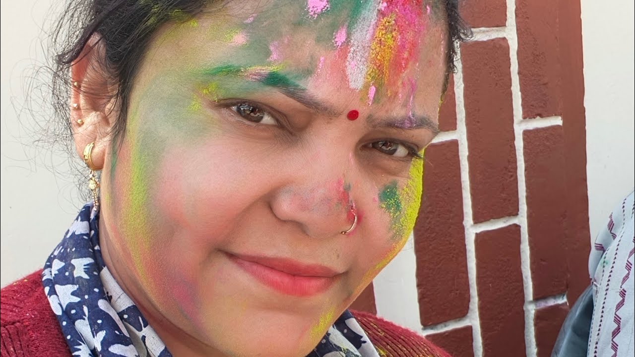 happy holi all friends 🤗♥️