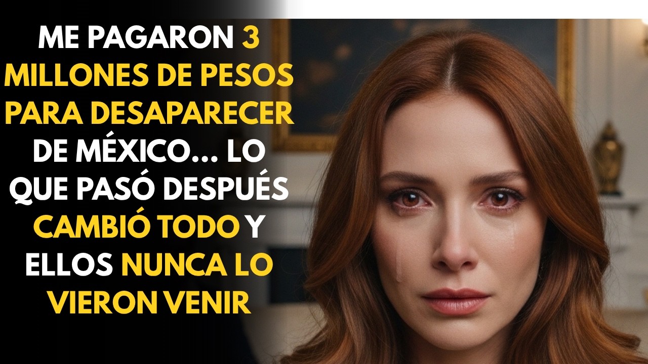 Me compraron para desaparecer. Millones no fueron suficientes para silenciar lo que pas&oacute; despu&eacute;s