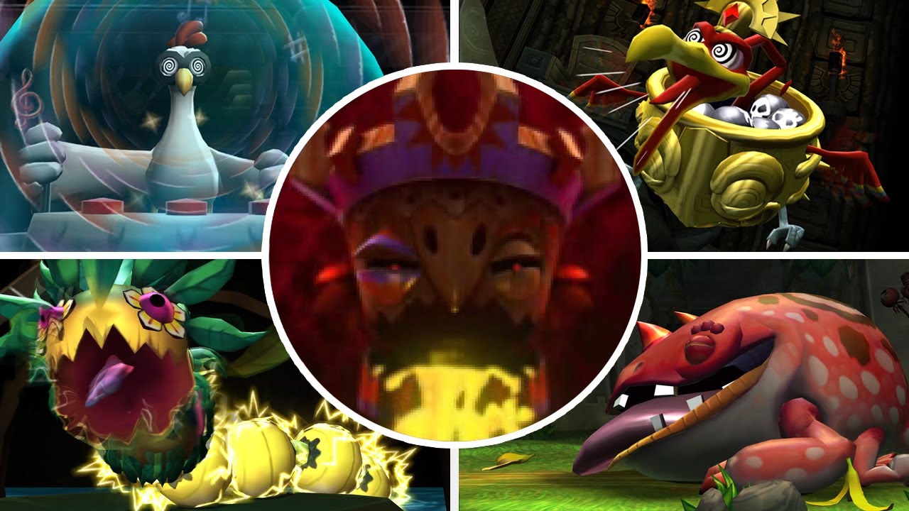 Donkey Kong Country Returns 4K - All Bosses