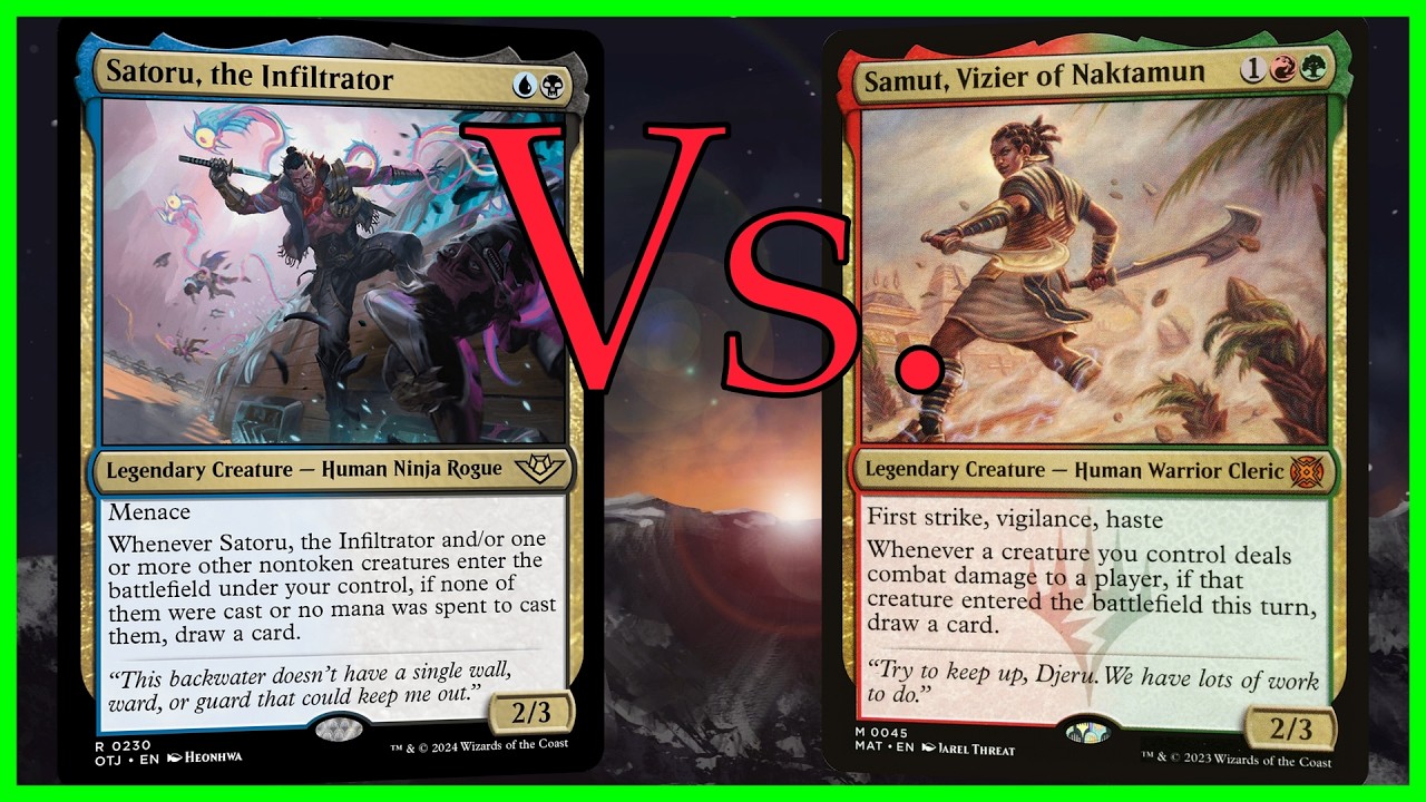 Satoru, the Infiltrator vs. Samut, Vizier of Naktamun - Casual Dual Commander | Magic: The Gathering