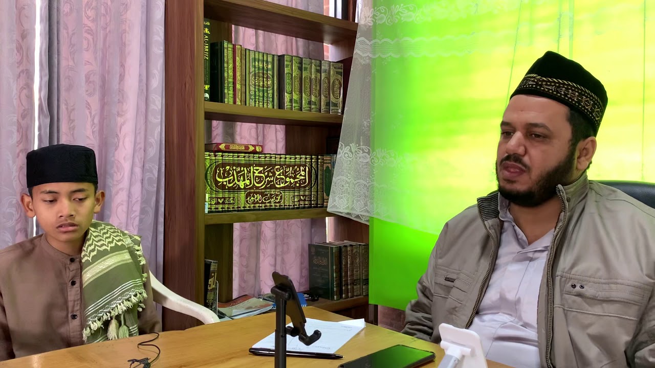 Pengambilan Sanad Santri Matiq  (Ersyada Najih)bersama Syaikh Ghomdan