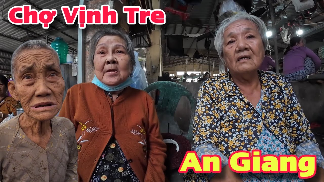 Chợ Vịnh Tre Châu Phú An Giang Người Lớn Tuổi Khó Khăn Nhận Quà Hảo Tâm Từ Mỹ | Khương Nhựt Minh