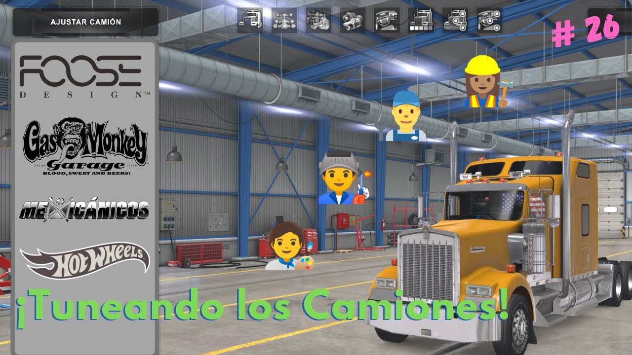 American Truck Simulator | Desde Cero | ¡Tuneando Los Camiones! 👨‍🏭🚛👌