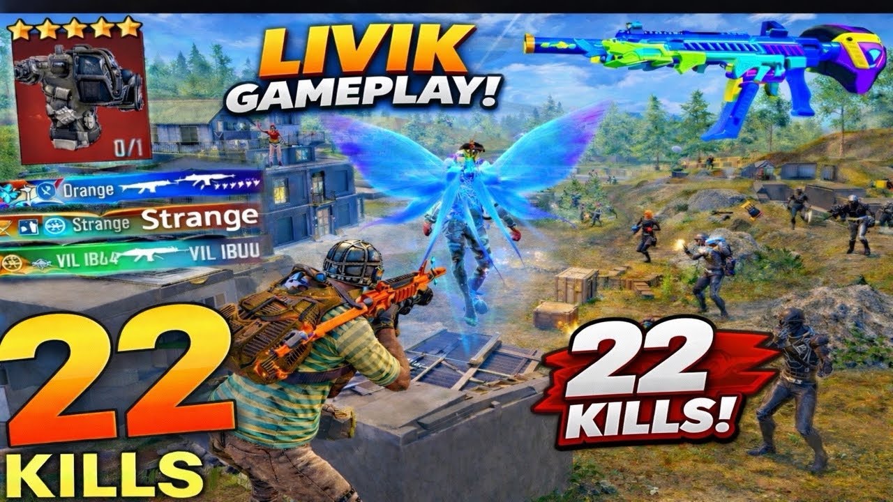 22 Kills! 🔥 MY BEST LIVIK GAMEPLAY in NEW MODE 😈 PUBG Mobile #pubgmobile #bgmi 
