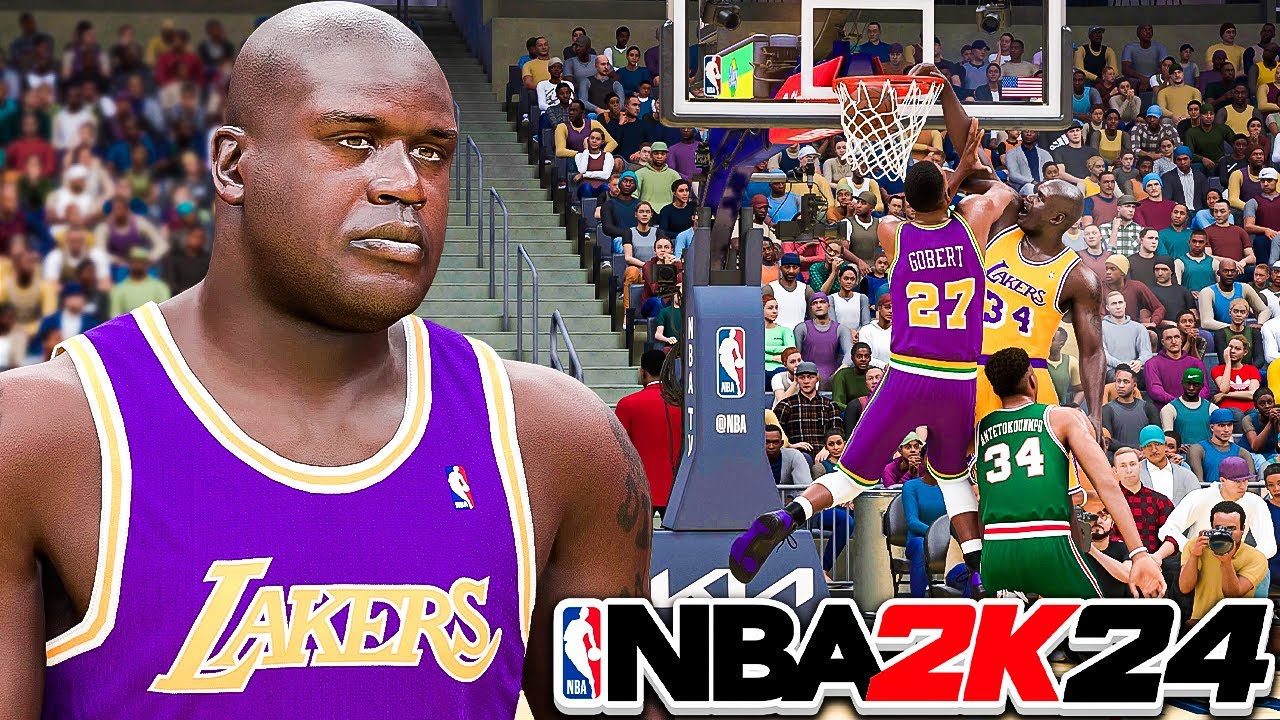 Dominating with Shaq in NBA 2K24 Player Control