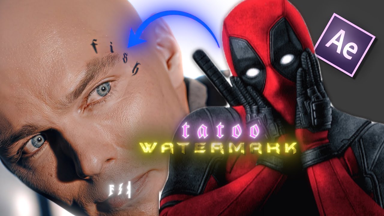 Урок по созданию водяного знака в After Effects | Fish Edits