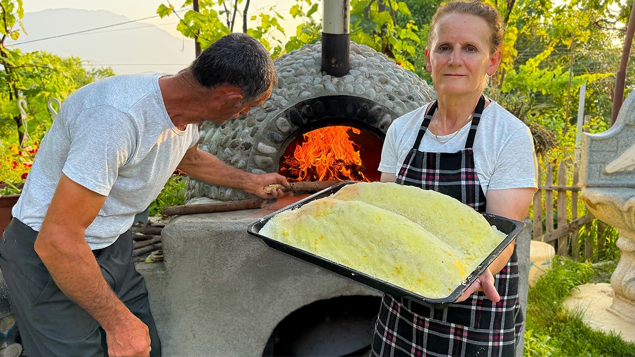 Whole Fish in a SALT Shell – A Village Cooking Masterpiece! 🧂🐠🇦🇱