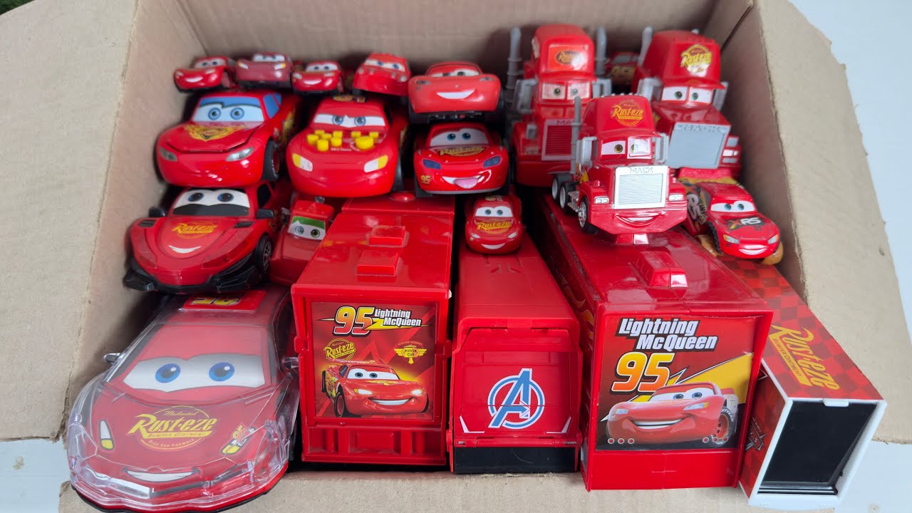Disney Pixar Cars Lot Review and Unboxing | Full Lightning Mcqueen Bubble RC | ASMR Collection Cars