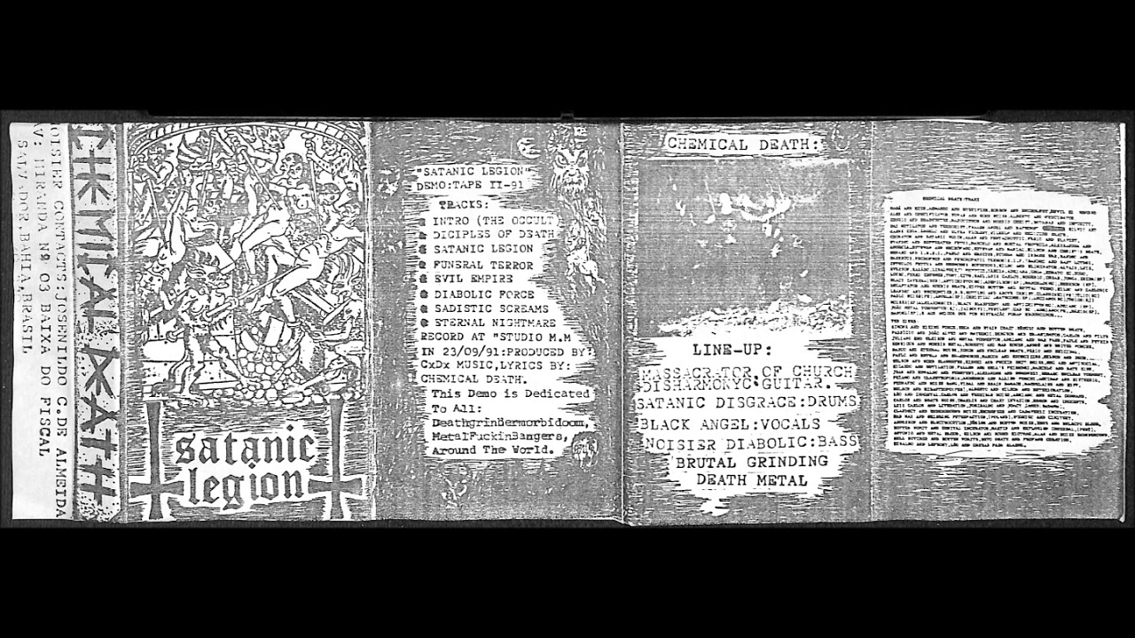 CHEMICAL DEATH Satanic Legions