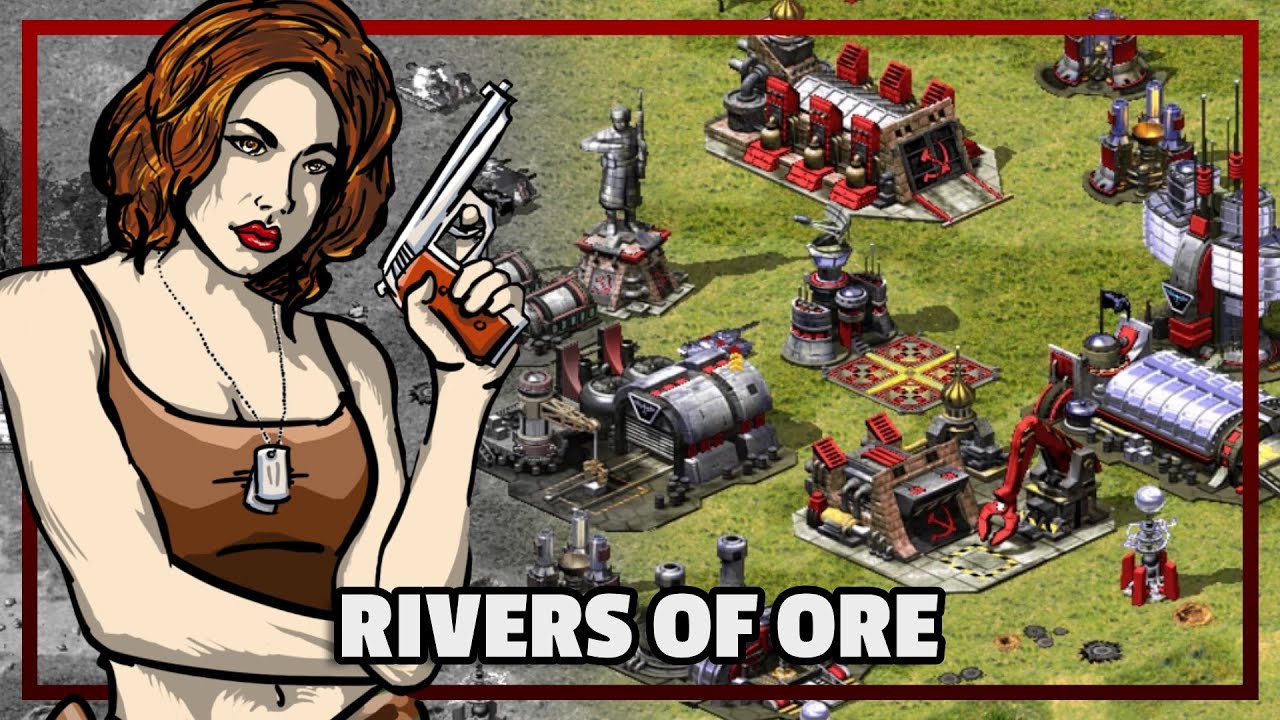 Red Alert 2 | Rivers of Ore | (7 vs 1 + Superweapons)