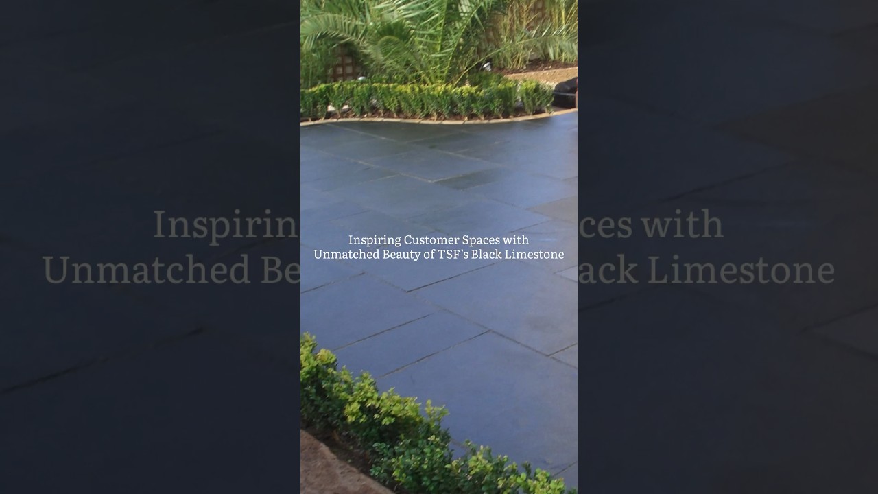 TSF's black limestone inspire your imagination and bring a touch stunning luxury to your spaces.