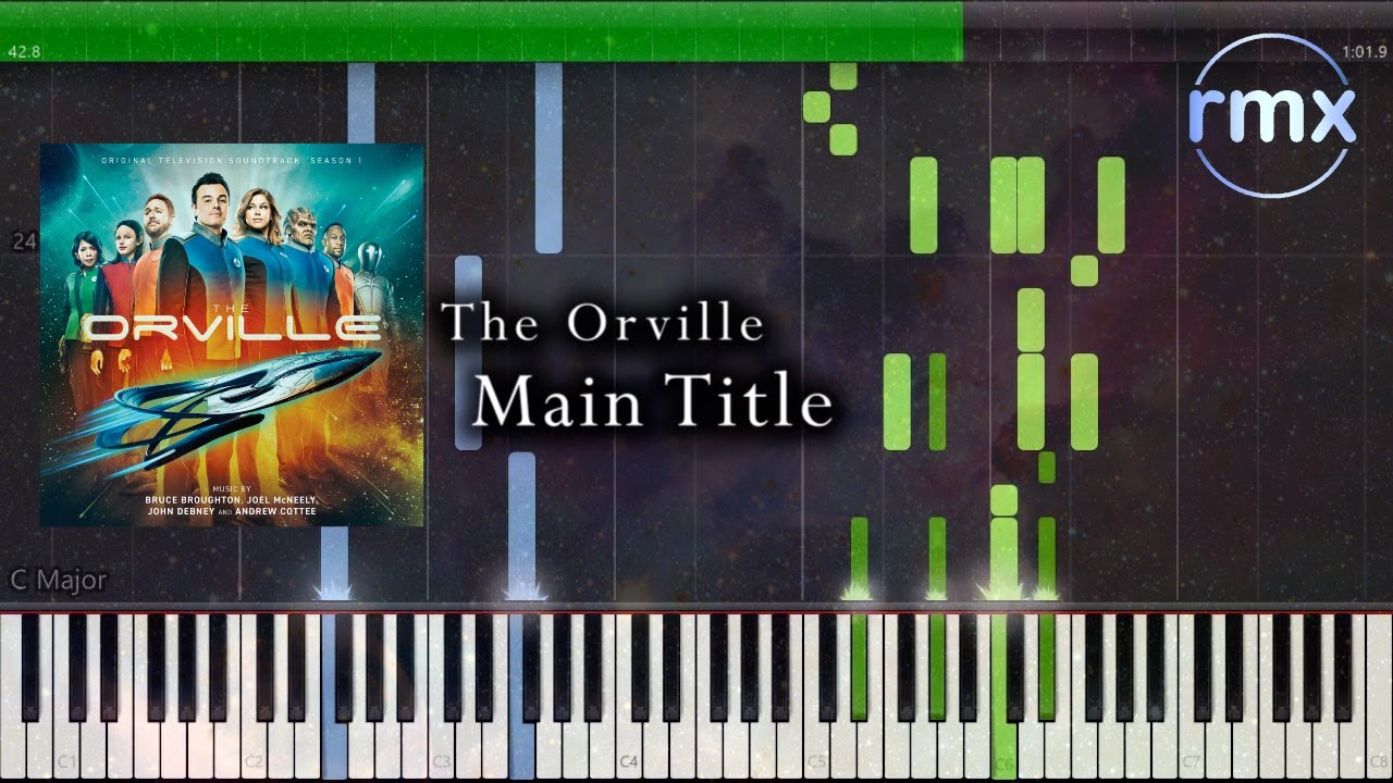 The Orville - Main Title (Piano Solo) Arrangement Sheet Music
