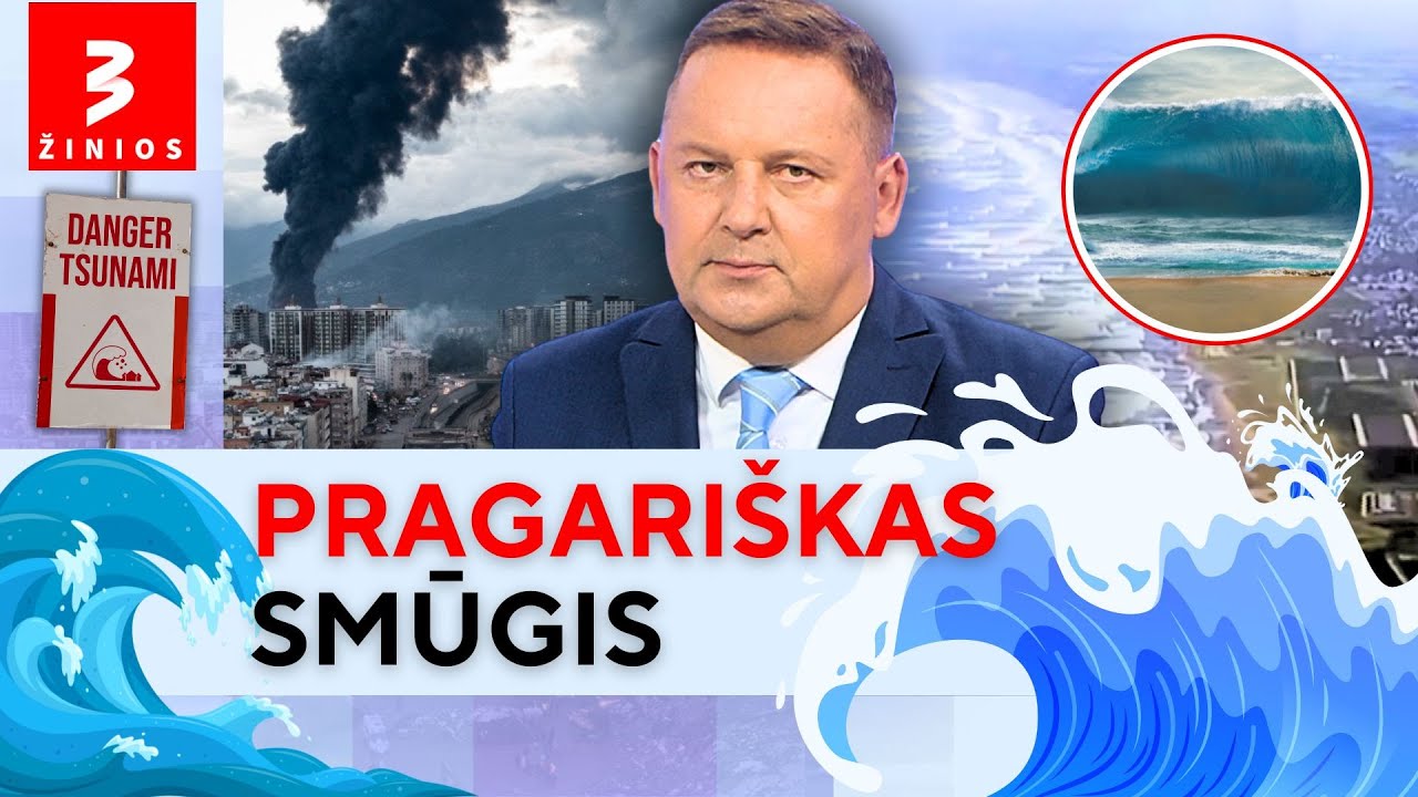Ramusis pabudo: po galingo drebėjimo cunamio bangos, 2 mln. japonų bėga nuo pakrantės