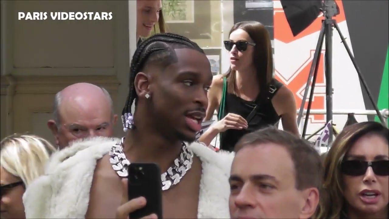 Shai Gilgeous-Alexander ( NBA Basketball player ) @ Paris 26 june 2022 Fashion Week show Kenzo